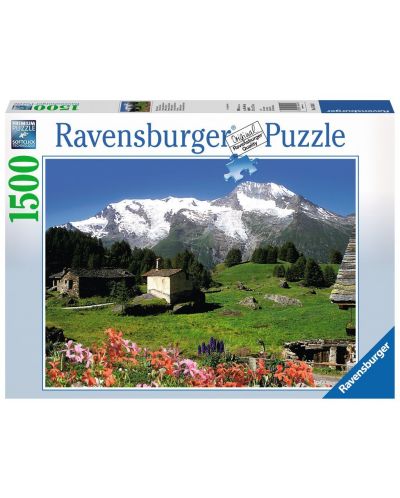 Пъзел Ravensburger от 1500 части - Планински пейзаж - 1