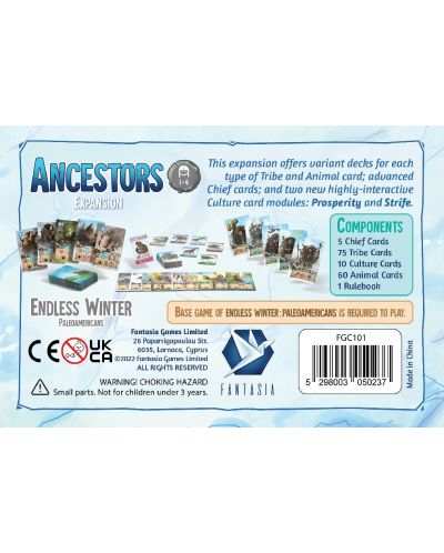 Разширение за настолна игра Endless Winter: Ancestors - 2