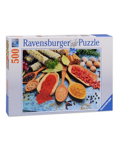 Пъзел Ravensburger от 500 части - Ярки подправки