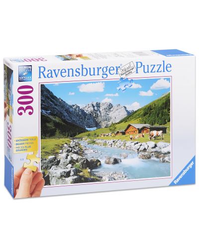 Пъзел Ravensburger от 300 части - Австрийски планини - 1