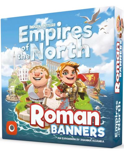 Разширение за настолна игра Imperial Settlers: Empires of the North - Roman Banners - 1
