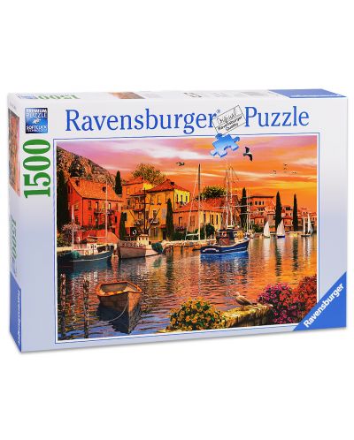 Пъзел Ravensburger от 1500 части - Средиземноморското пристанище