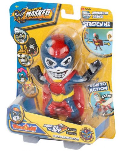 Разтеглива играчка Eolo Toys - Super Masked, Pepper Man, със звуци - 1