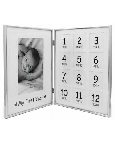 Рамка за бебешки снимки Zilverstad - 1-ва годинка - 1
