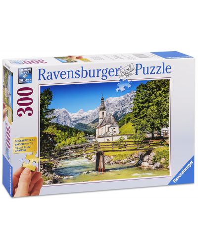 Пъзел Ravensburger от 300 части - Рамсау Бавария - 1