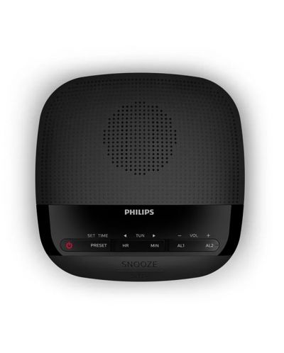 Радио колонка с часовник Philips - TAR3205, черна - 3