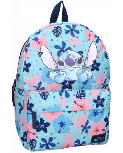 Раница за детска градина Vadobag Stitch - You're My Fav, синя - 1