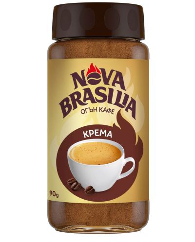 Разтворимо кафе Nova Brasilia - Crema, 90 g - 1