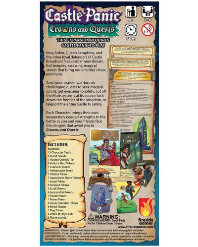 Разширение за настолна игра Castle Panic: Crowns and Quests - 3