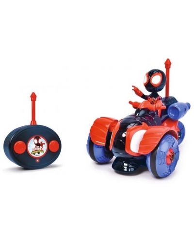 Радиоуправляема количка Jada Toys Disney - Спайди Майлс Моралес, 1:24 - 2