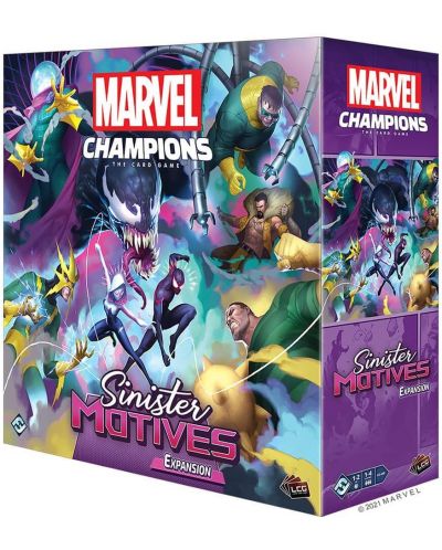 Разширение за настолна игра Marvel Champions: Sinister Motives - 1