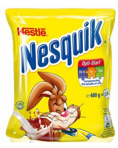 Разтворима какаова напитка Nestle - Nesquik, 400 g - 1
