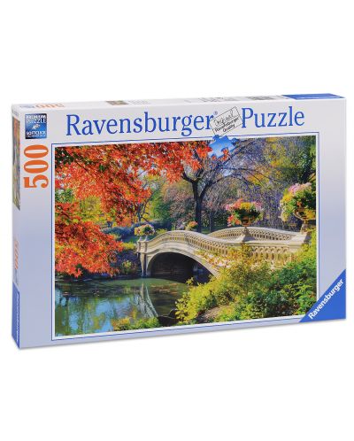 Пъзел Ravensburger от 500 части - Романтичен мост