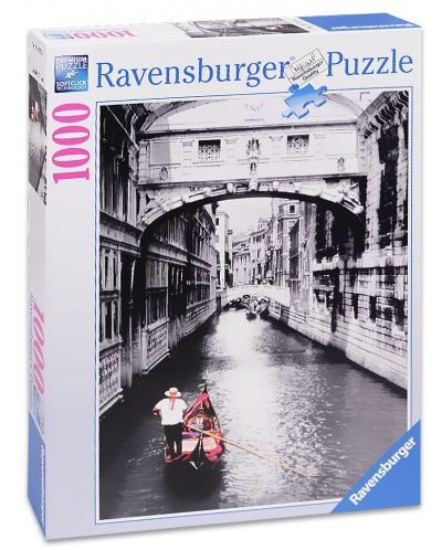 Пъзел Ravensburger от 1000 части - Венеция - Канале Гранде - 1