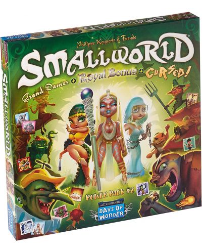 Разширения за настолна игра Small World Race Collection: Cursed, Grand Dames & Royal Bonus - 1