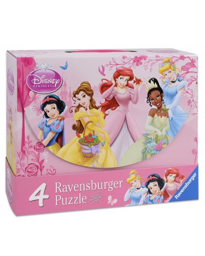 Пъзел Ravensburger 4 в 1 - Дисни принцеси