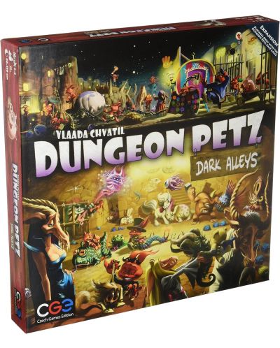 Разширение за настолна игра Dungeon Petz - Dark Alleys - 1
