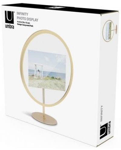 Рамка за снимки Umbra - Infinity, 10 x 15 cm, месинг - 9