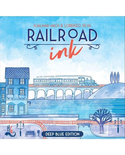 Настолна игра Railroad Ink - Deep Blue Edition - 3
