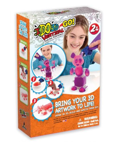 I DO 3D GO! Series Комплект за моделиране за момиче с две 3D химикалки