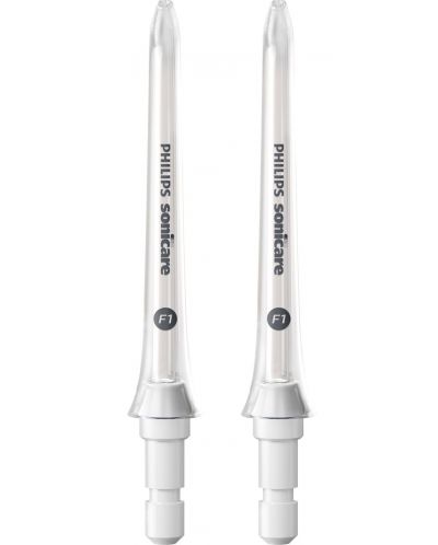 Резерви за зъбен душ Philips  Sonicare - HX3042/00, 2 броя, бели - 1