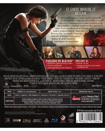 Заразно зло: Финалът (Blu-Ray) - 3