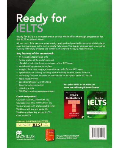 Ready for IELTS: Courcebook with key / Английски език (Учебник с отговори) - 2
