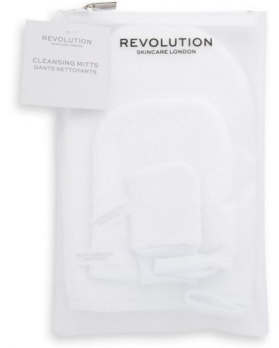 Revolution Skincare Комплект ръкавици за почистване на лице, 3 броя - 2