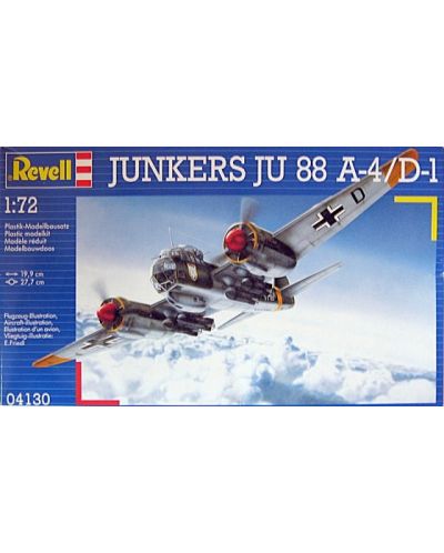 Сглобяем модел на военен самолет Revell - Ju 88 A-4/ D-1 (04130) - 1