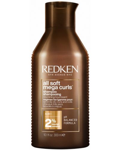 Redken All Soft Mega Curls Шампоан за коса, 300 ml - 1