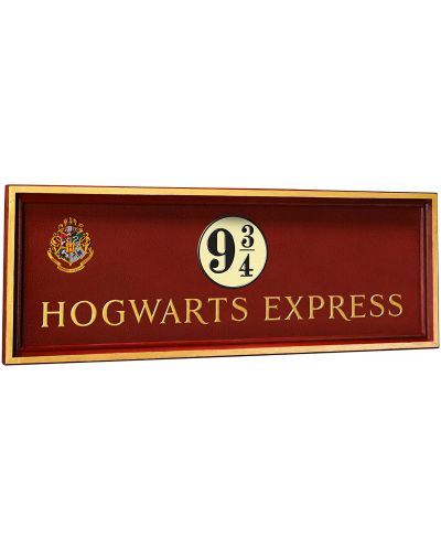 Реплика The Noble Collection Movies: Harry Potter - Hogwarts Express 9 3/4 Sign, 58 cm - 1