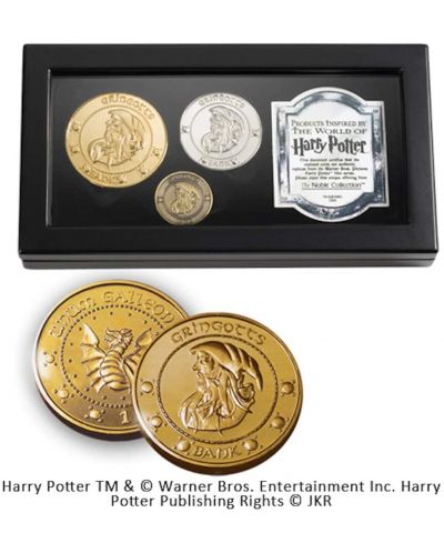 Реплика The Noble Collection Movies: Harry Potter - The Gringotts Bank Coin Collection - 2