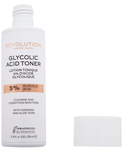 Revolution Skincare Тоник за лице Glycolic Acid 5%, 200 ml - 2