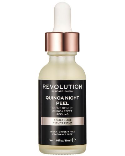 Revolution Skincare Нощен серум-пилинг за лице Quinoa, 30 ml - 1