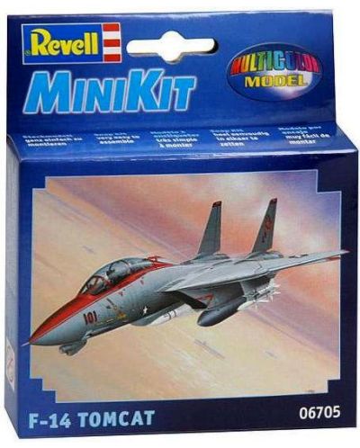 Сглобяем модел на самолет Revell Minikit - F-14 Tomcat (06705)
