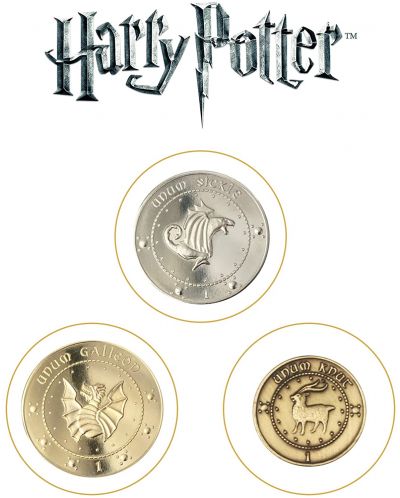 Реплика The Noble Collection Movies: Harry Potter - The Gringotts Bank Coin Collection - 3