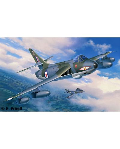 Сглобяем модел на военен самолет Revell - Hawker Hunter FGA.9/Mk.58 (04703) - 8