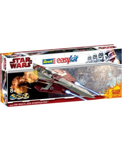 Сглобяем модел на космически кораб Revell Star Wars - Obi-Wans Jedi Starfighter - Clone Wars (06666) - 2