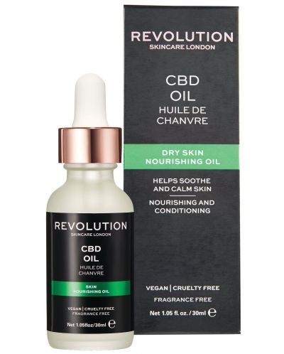 Revolution Skincare Подхранващ серум за лице CBD, 30 ml - 2