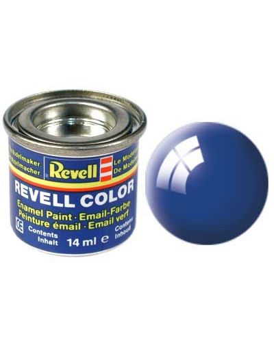 Емайл боя за сглобяеми модели Revell - Син, гланц (32152) - 1