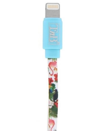 Кабел TnB - Jungle, USB-A/Lightning, 1 m,  многоцветен - 2