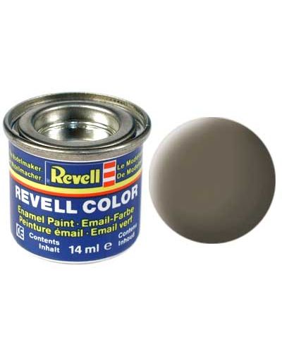 Емайл боя за сглобяеми модели Revell - Маслинено кафяв, мат (32186) - 1