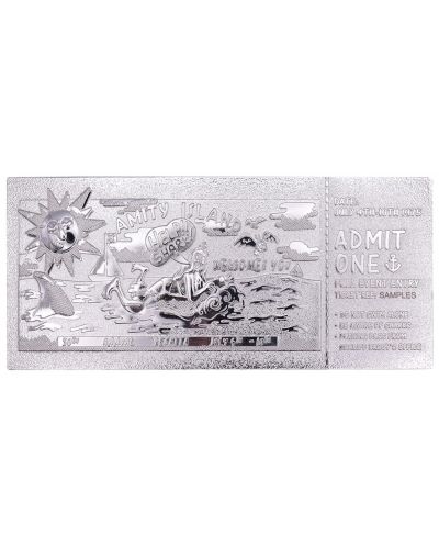 Реплика FaNaTtik Movies: Jaws - Annual Regatta Ticket (Silver Plated) (Limited Edition) - 1