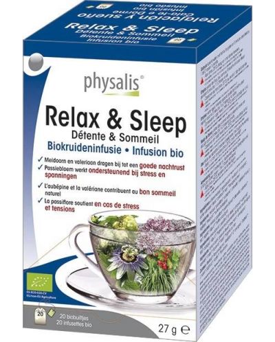 Relax & Sleep Био чай, 20 пакетчета, Physalis - 1