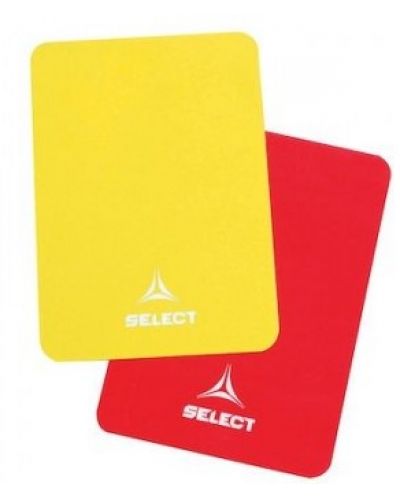 Реферски картони Select - Referee cards, жълт и червен - 1