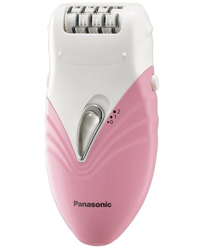 Епилатор Panasonic - ES-WS14-P503, Wet &amp; Dry, 2 степени, 1 приставка, розов