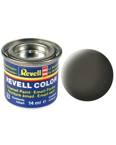 Емайл боя за сглобяеми модели Revell - Зеленикаво сив, мат (32167) - 1