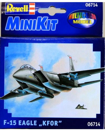 Сглобяем модел на самолет Revell Minikit - F-15 Eagle KFOR (06714)