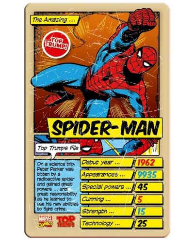 Игра с карти Top Trumps - Marvel Comics Retro - 3