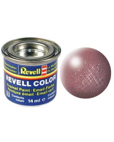 Емайл боя за сглобяеми модели Revell - Бакърено-меден, металик (32193) - 1